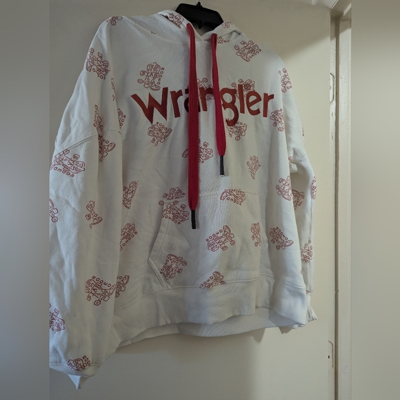 Wrangler - Boot Toss Embroidered oversized hoodie, size S, NWOT - Picture 2 of 4